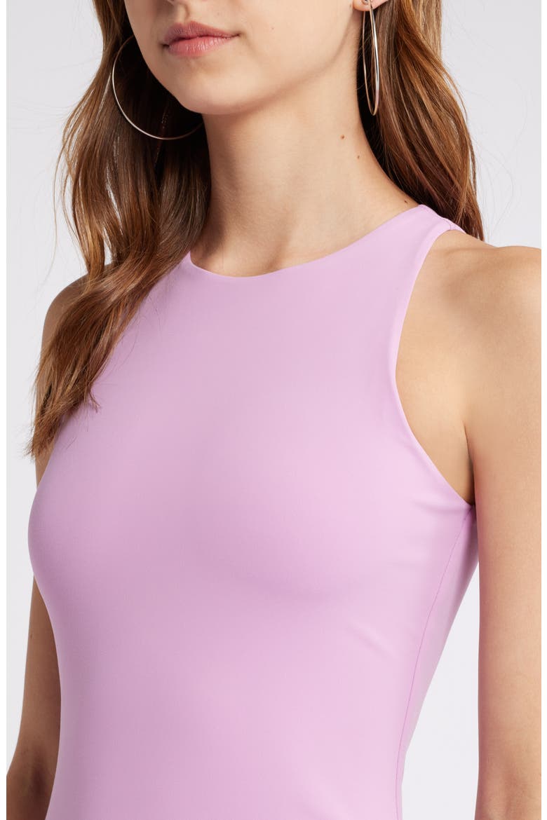 Smooth Edit Sleeveless Body-Con Midi Dress, Alternate, color, PINK GALE