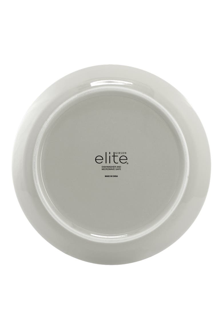 12 Piece Round Stoneware Dinnerware Set, Alternate, color, Grey