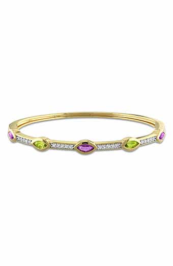 Multi-Gem Station Bangle