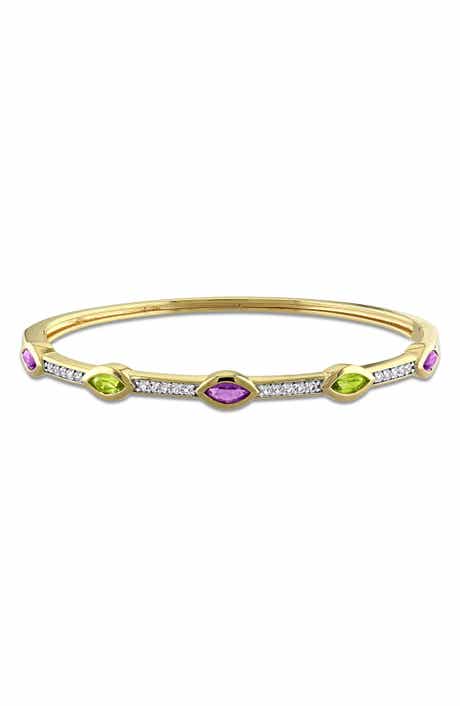 Multi-Gem Station Bangle
