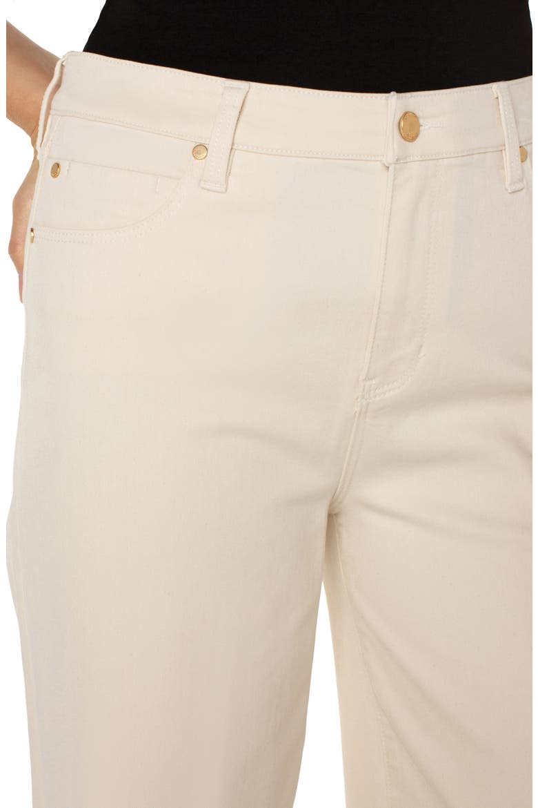 Stride High Waist Raw Hem Wide Leg Jeans, Alternate, color, SEASIDE DUNES