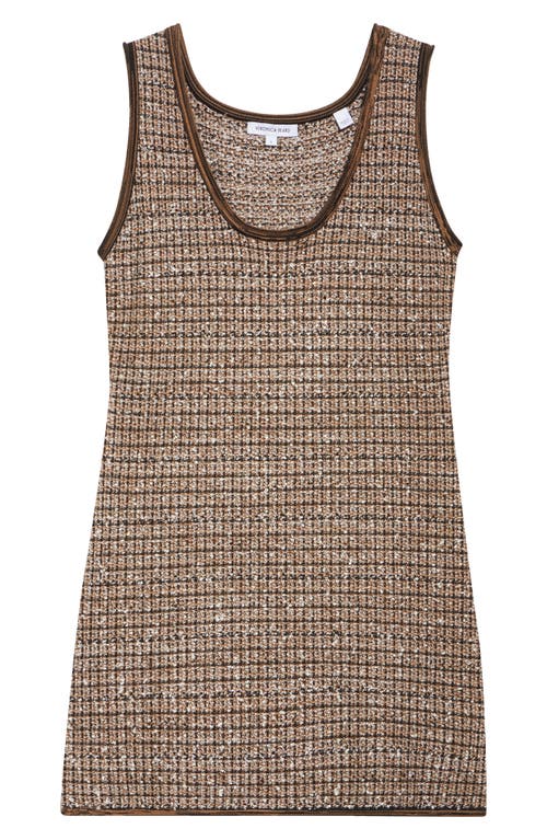Veronica Beard Basette Sleeveless Tweed Dress In Gray