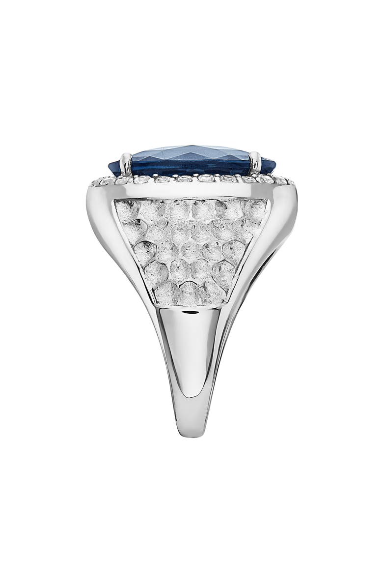 EFFY London Blue Topaz & Cubic Zirconia Ring, Alternate, color, Blue