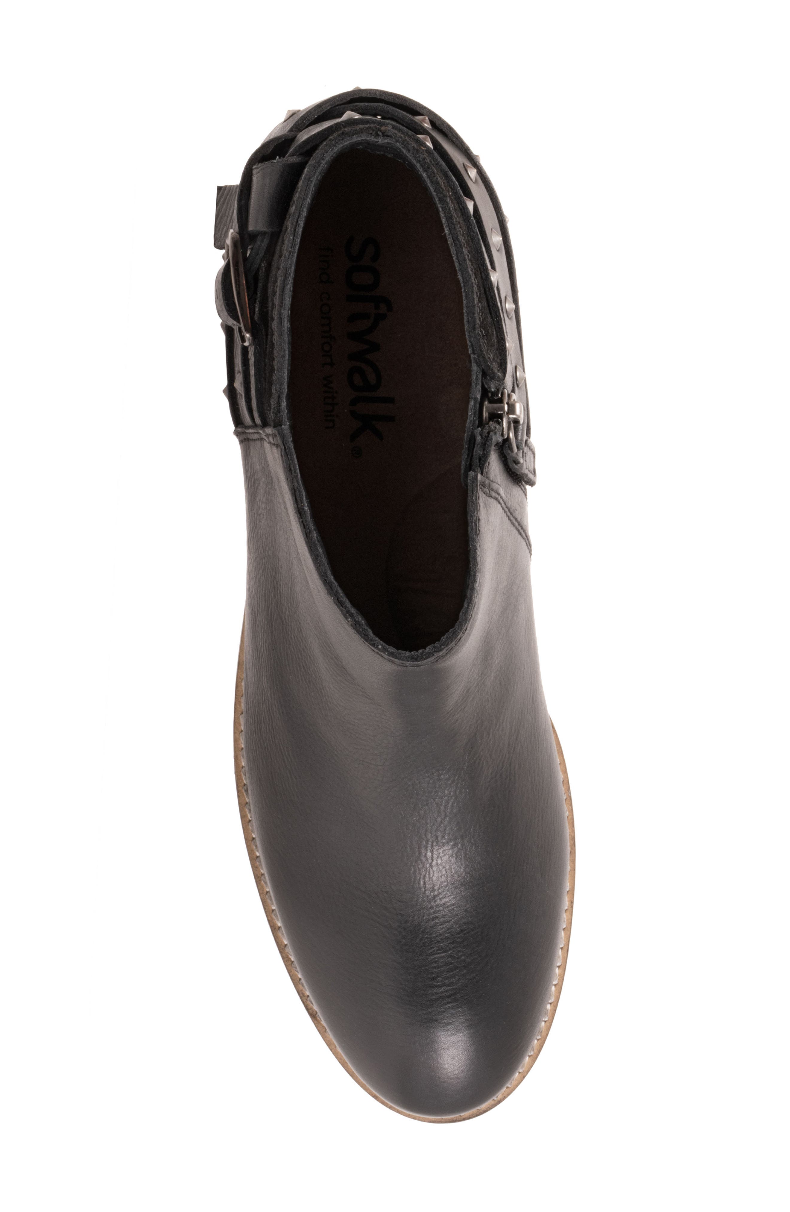 SoftWalk Raleigh Bootie, Alternate, color, BLACK STUDS