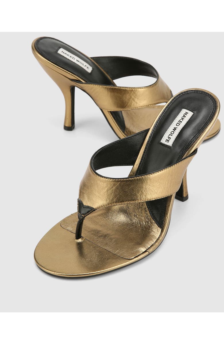 Naked Wolfe Martine Heels, Alternate, color, Bronze