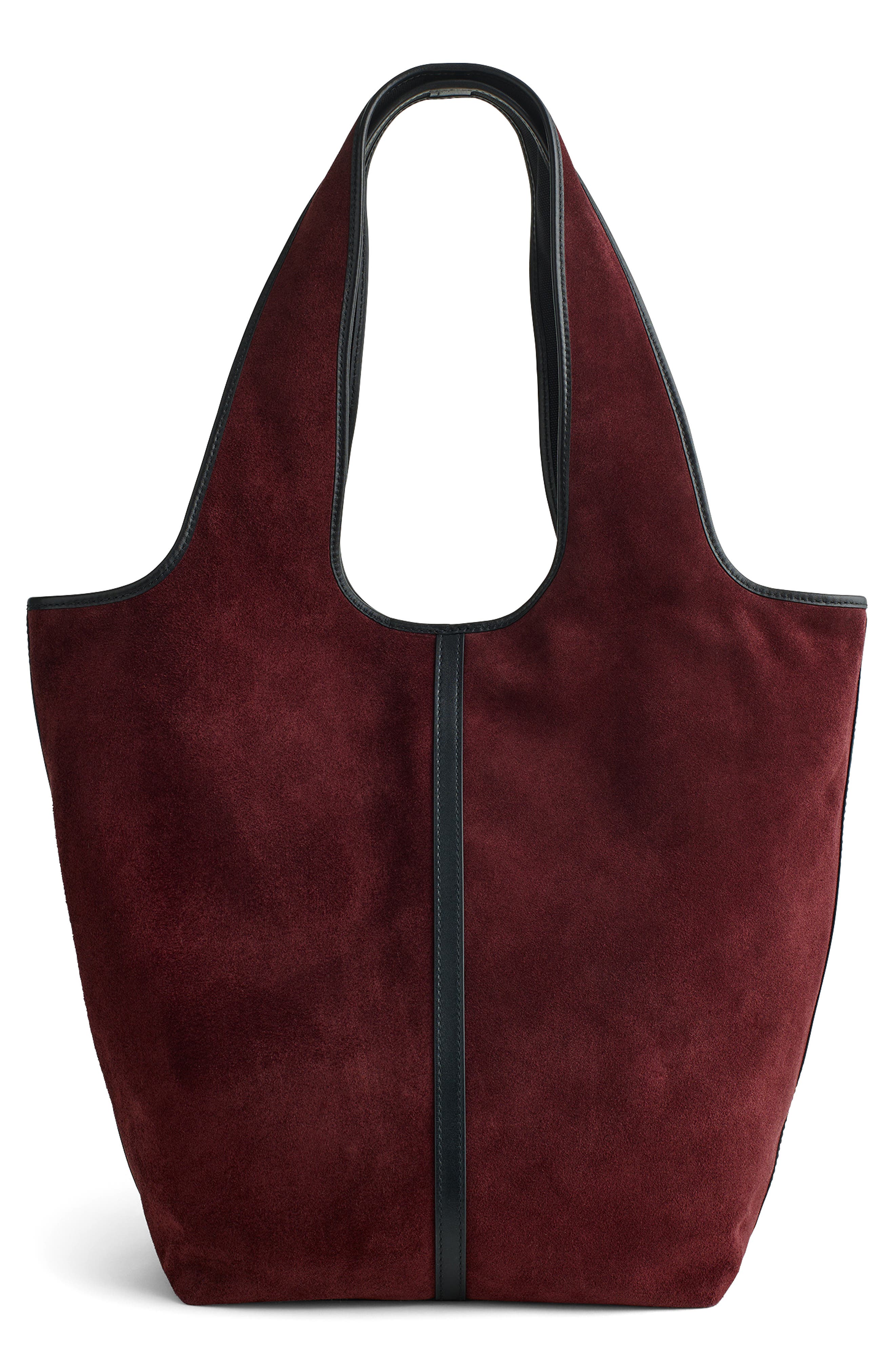 The Ellis Shopper Tote, Main, color, OXBLOOD MULTI