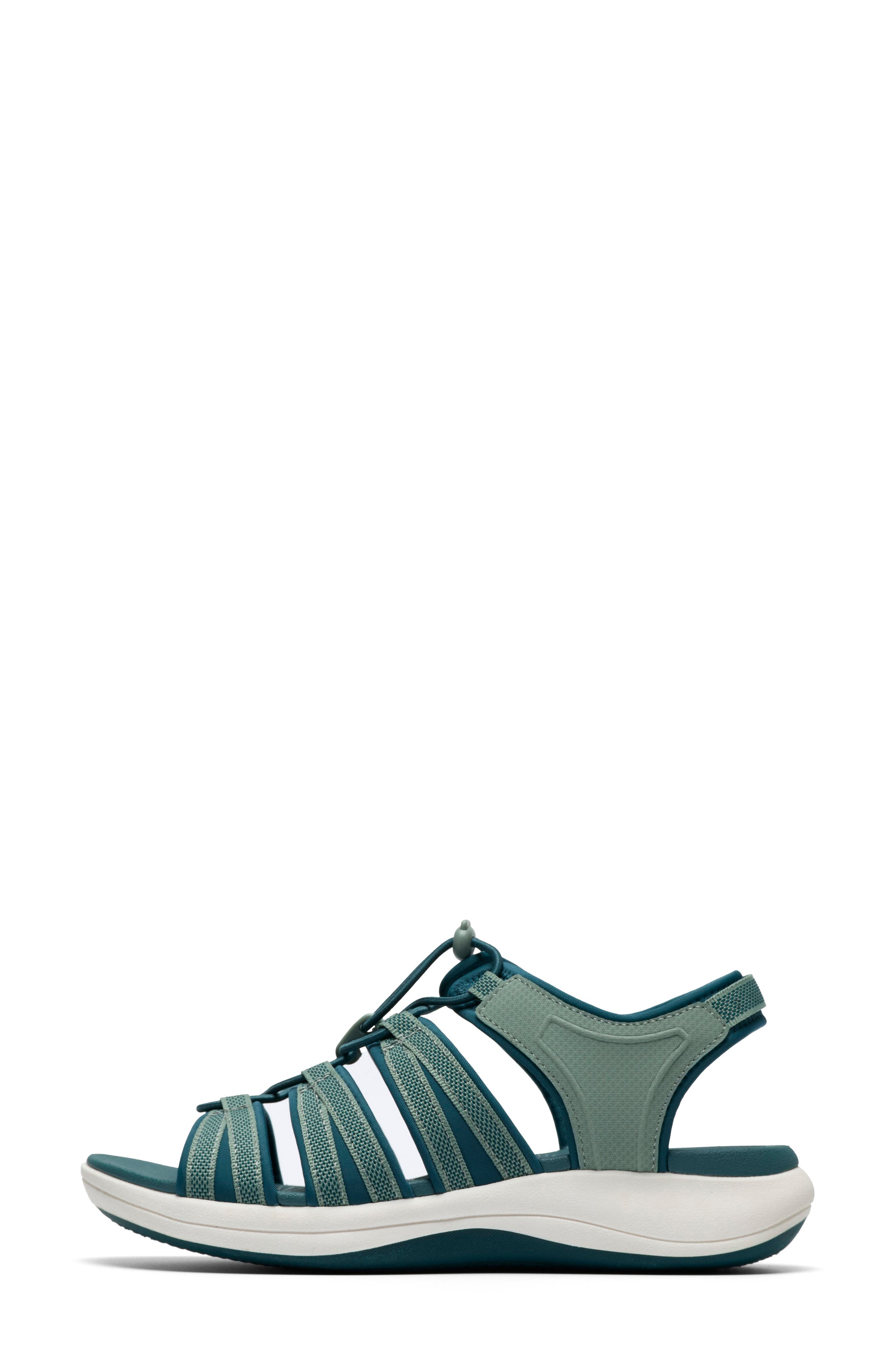 Mira Mabel Fisherman Sandal, Alternate, color, TEAL