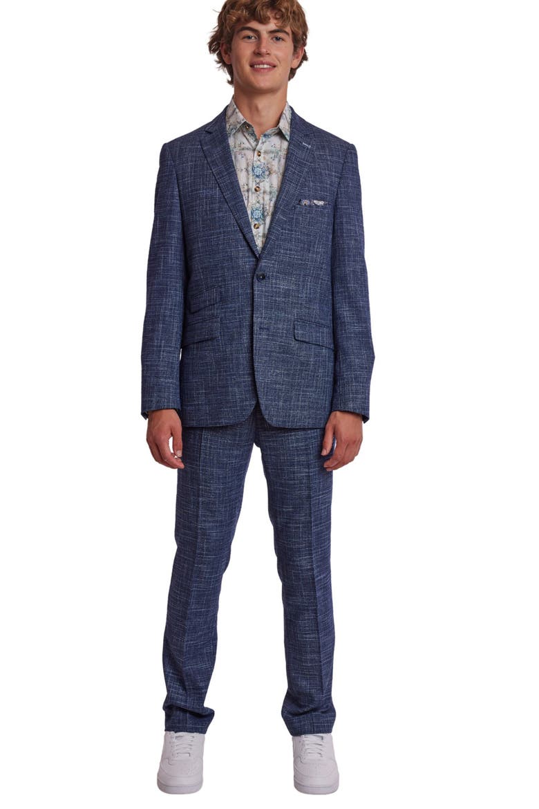 Dover Slim Fit Sport Coat, Alternate, color, NAVY LIGHT BLUE TEXTURE