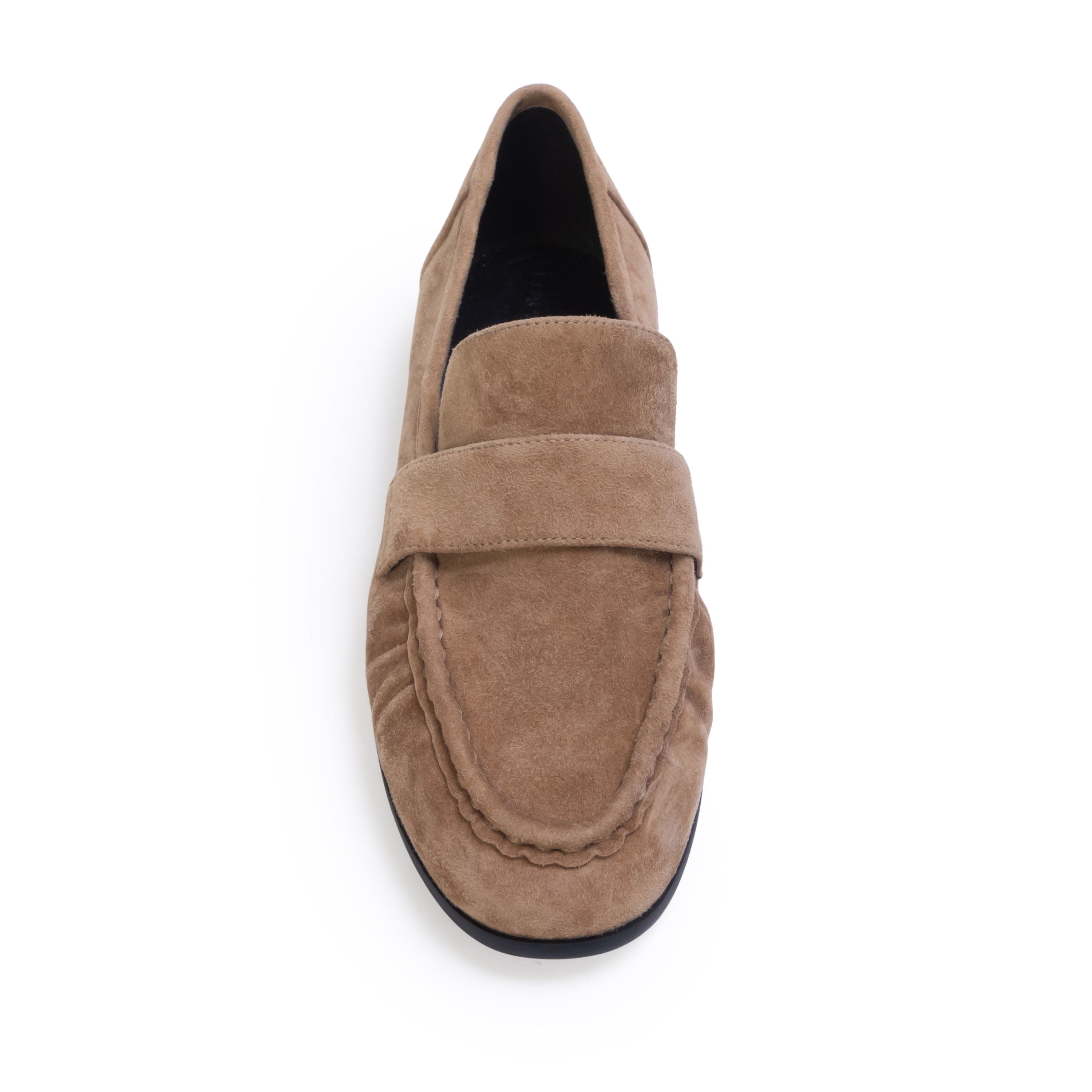 Arrow Suede Loafer, Alternate, color, Latte Suede