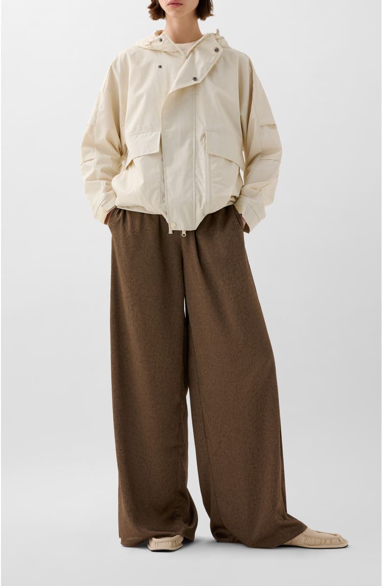 Scalpers Woman Raincoat, Alternate, color, Offwhite