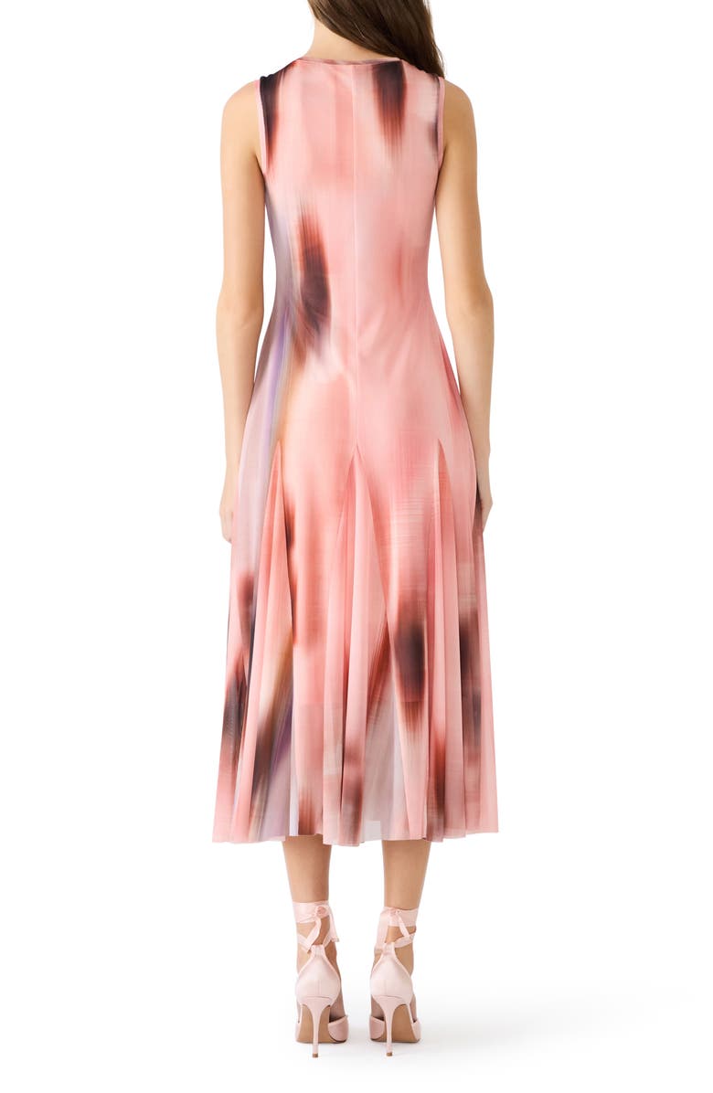 Steve Madden Marenne Pleated Midi Dress, Alternate, color, Dusty Rose