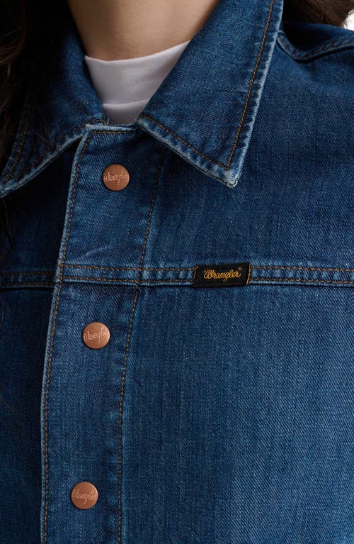 Wrangler X Stranger Things Nancy Denim Jacket In Blue