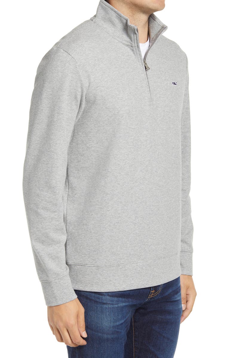 vineyard vines Coopers Town Stripe Quarter Zip Pullover, Alternate, color,