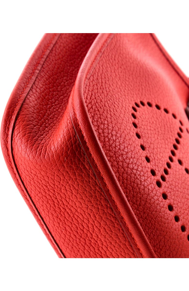 Pre-Owned Hermes Evelyne Bag Gen III Clemence TPM, Alternate, color, Rouge Tomate