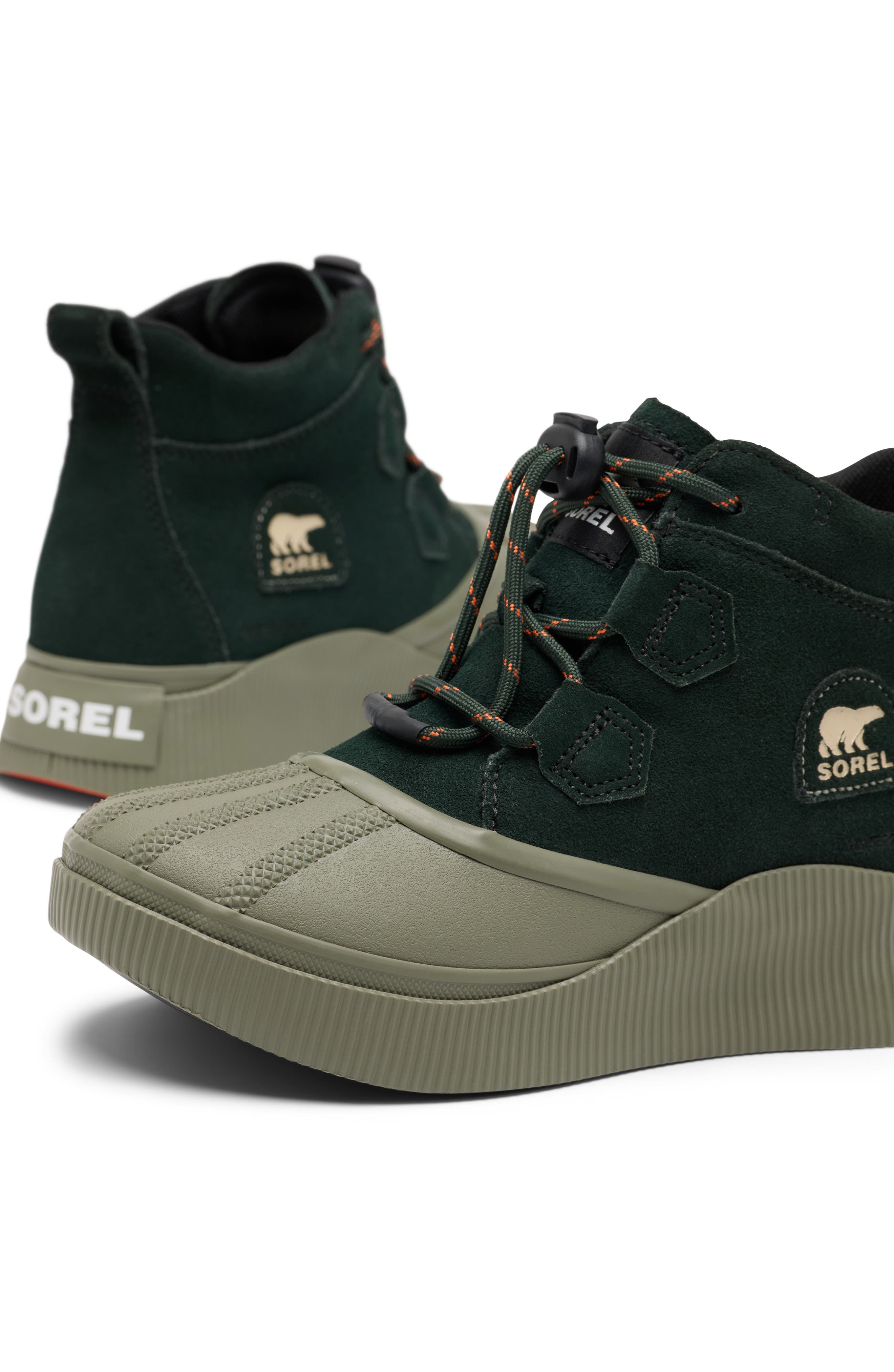 Kids' Out N About IV Strap Waterproof Boot, Alternate, color, DEEP WOODS/ STONE GREEN