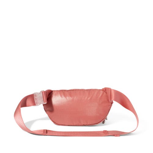 Baggallini On The Go Belt Bag Waist Pack In Terracotta Gloss Ripstop