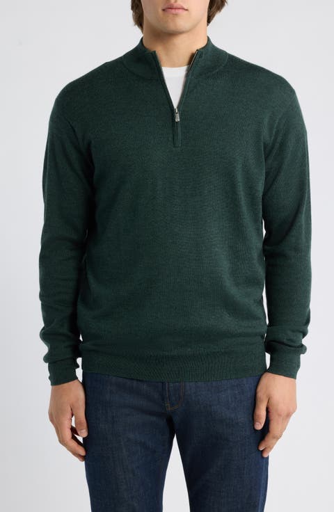Autumn Crest Quarter-Zip Sweater