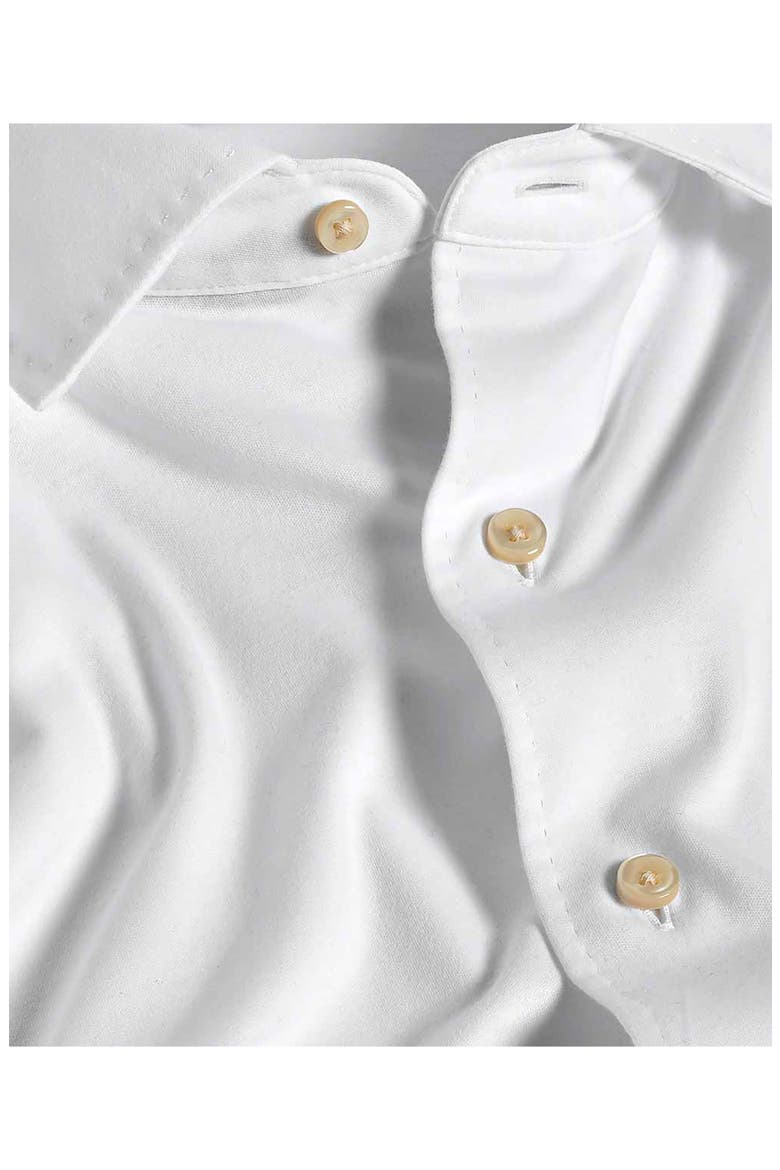 Cotton Knit Sport Shirt, Alternate, color, WHITE