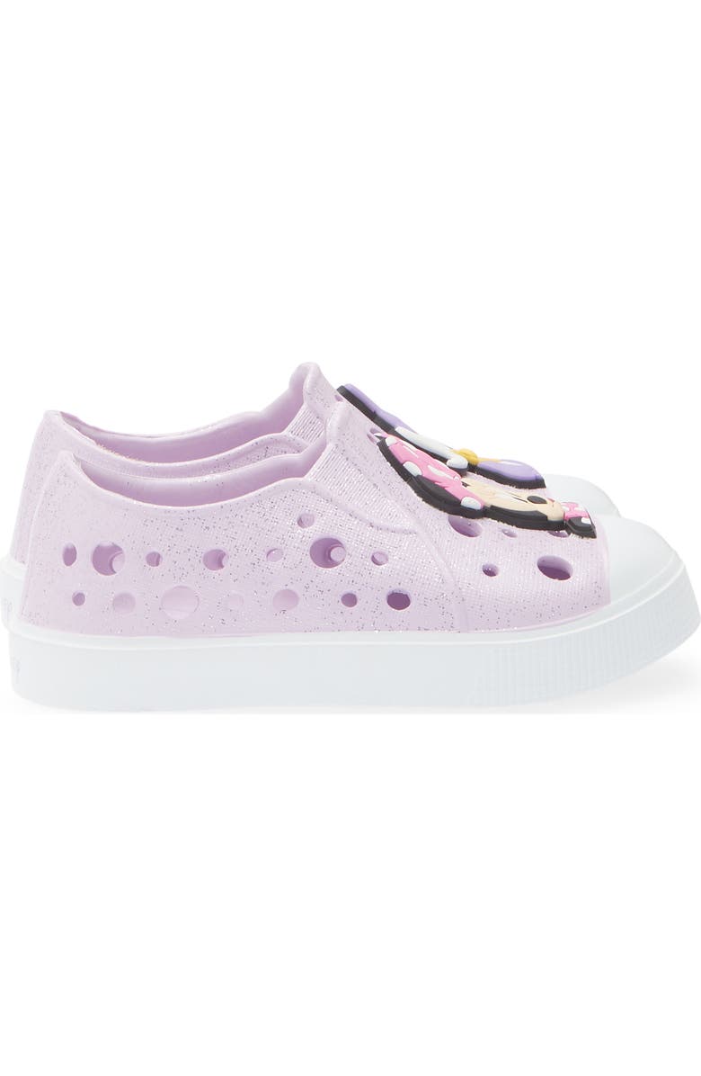 Harper Canyon Kids' Minnie & Daisy Mismatch Water Shoe, Alternate, color, Purple Glitter