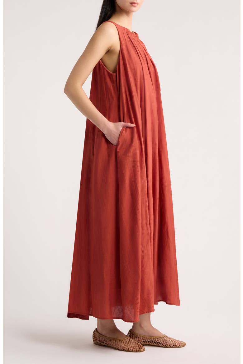 Aurelia Sleeveless Maxi Dress, Alternate, color, WINE