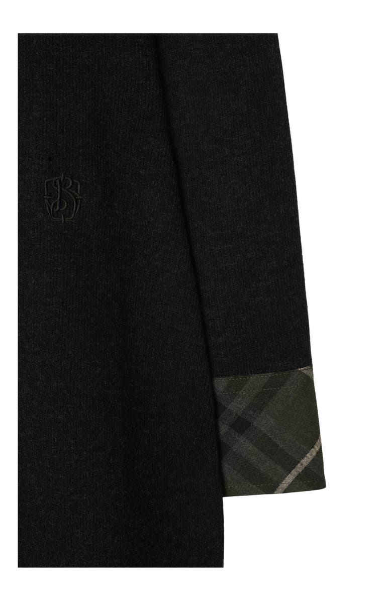 Burberry Wool Shirt Dress, Alternate, color,