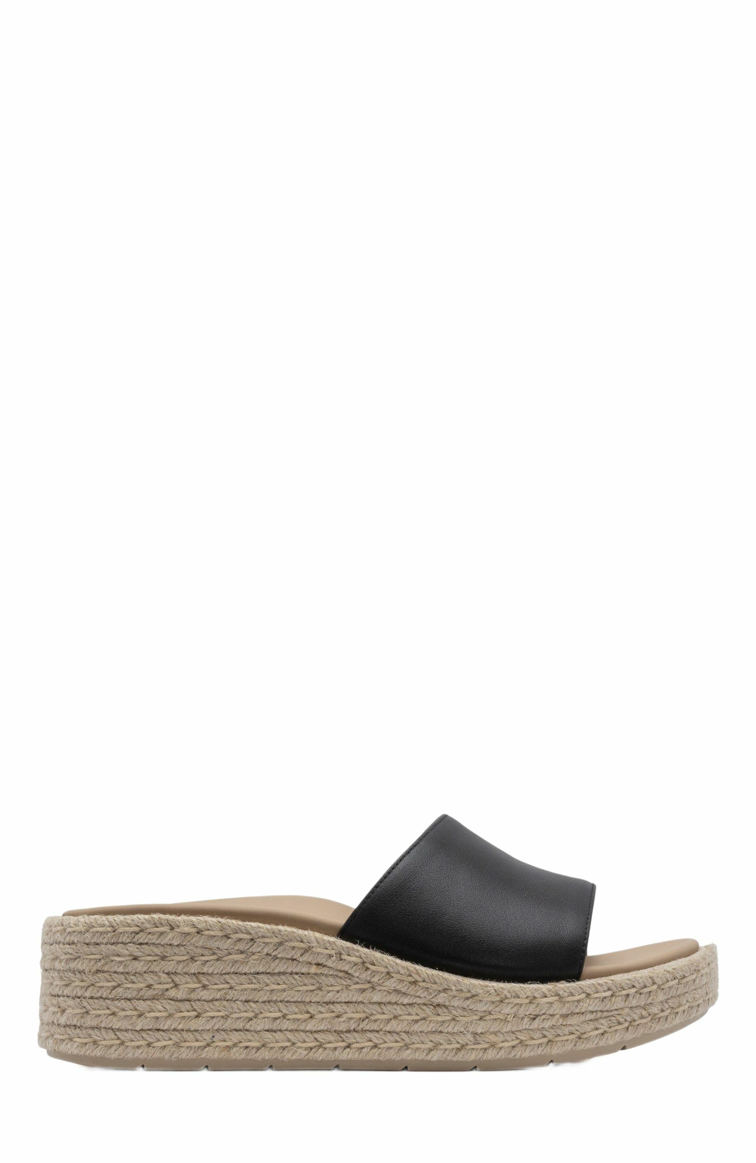 Solstice Slide, Alternate, color, Black Leather