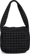 URBAN EXPRESSIONS HANDBAGS Oversize Square Quilt Nylon Hobo Bag