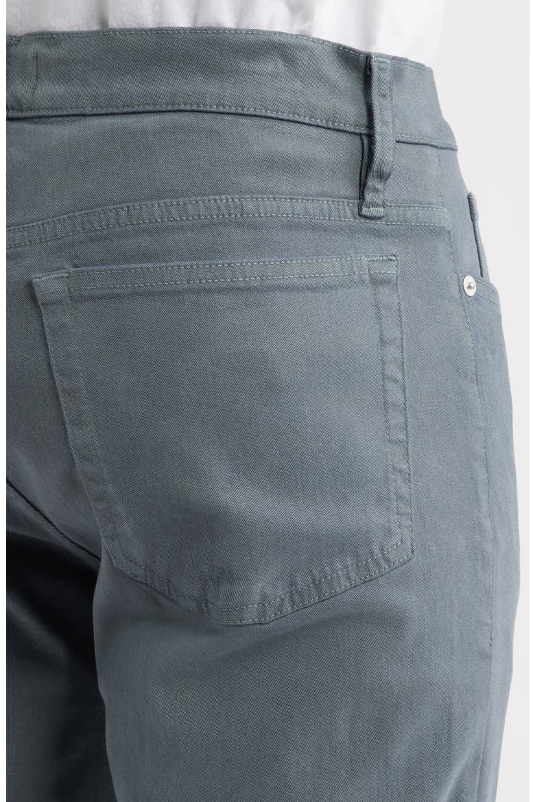 L'Homme Slim Fit Five-Pocket Twill Pants, Alternate, color, MODERN GREY