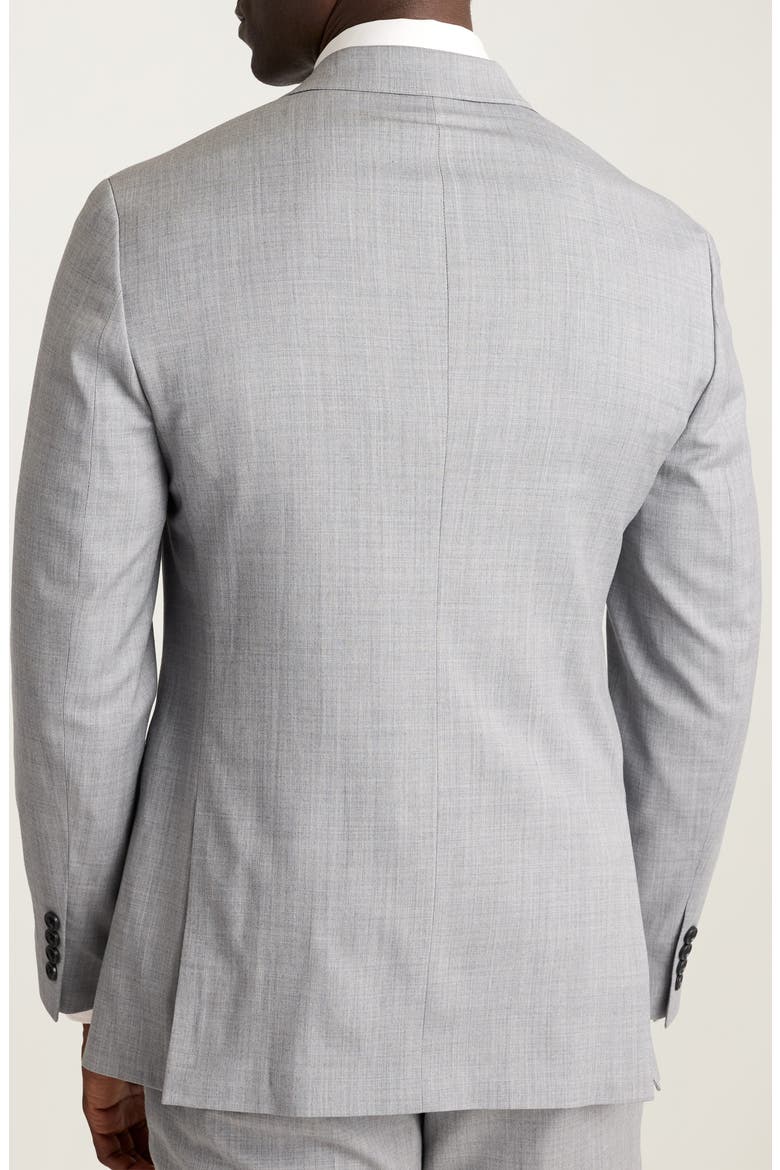 Jetsetter Slim Fit Stretch Wool Blazer, Alternate, color, LIGHT GREY
