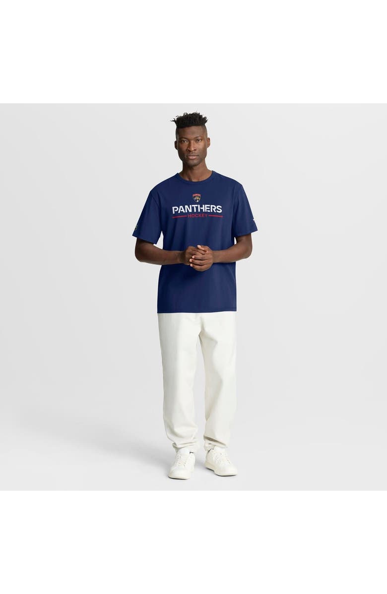 FANATICS Men
s Fanatics Navy Florida Panthers Authentic Pro Primary T-Shirt, Alternate, color, Navy