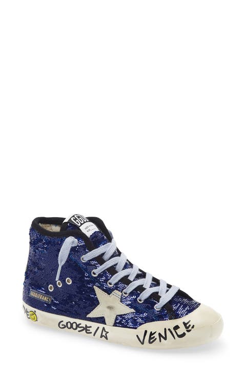 Kids' Francy Sequin High Top Sneaker