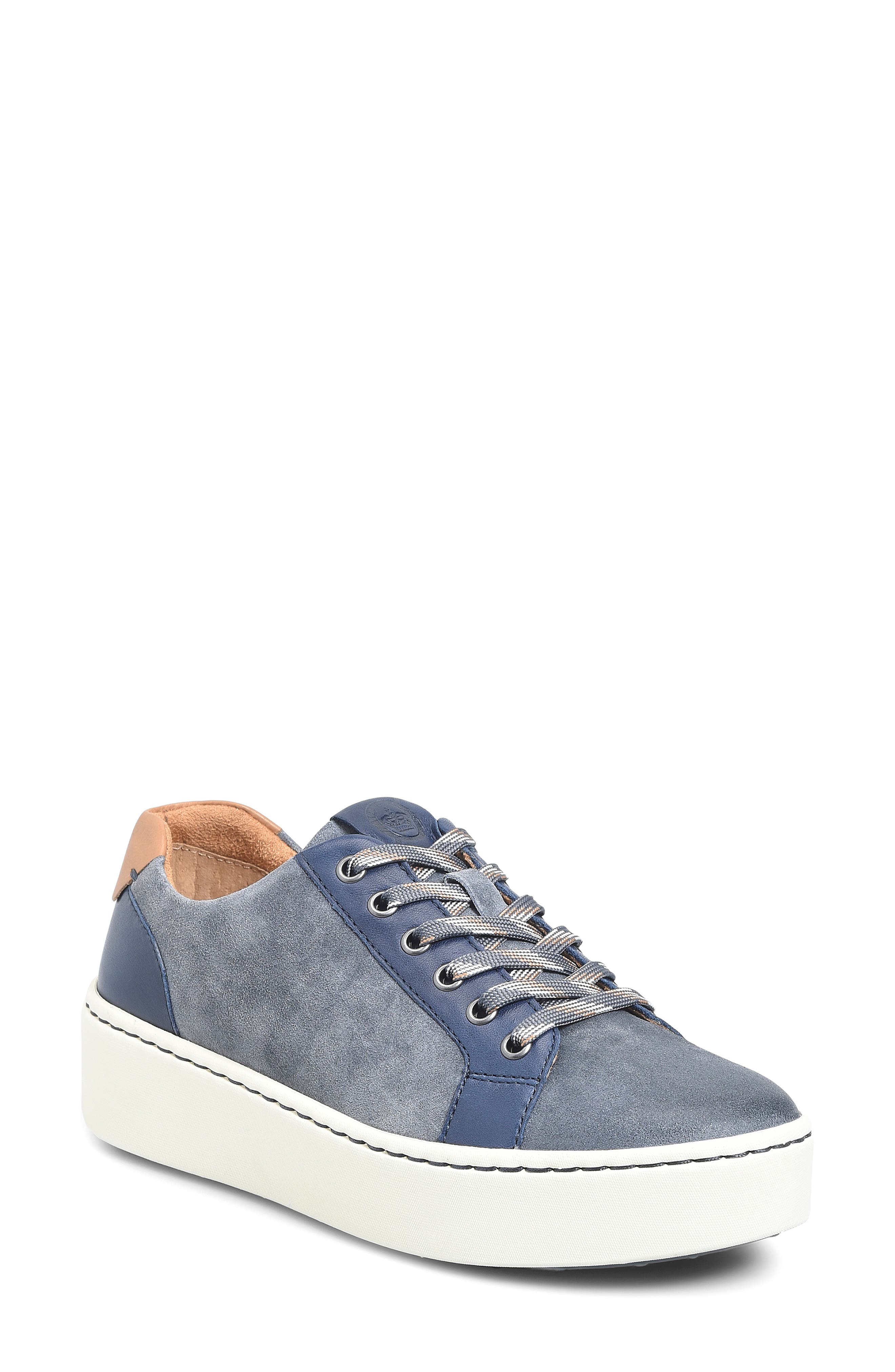 Børn Mira Platform Sneaker, Main, color, Dark Blue Combo