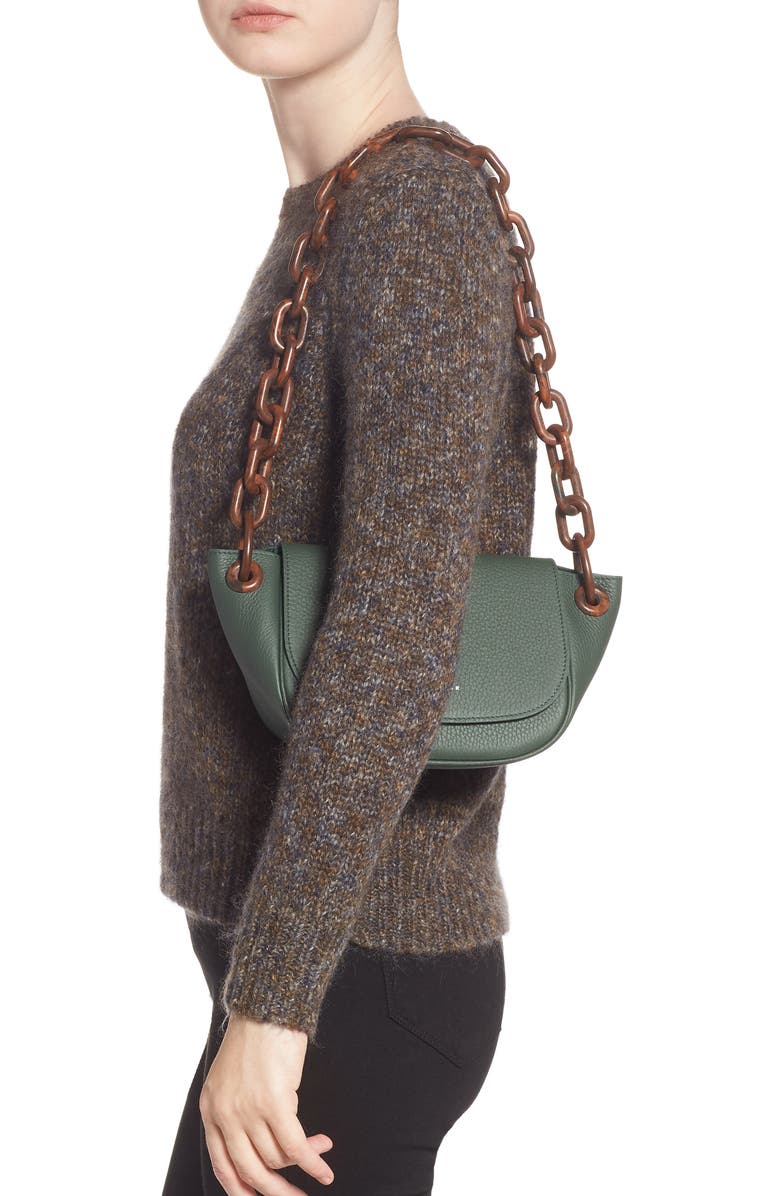 Simon Miller Bend Leather Shoulder Bag, Alternate, color,
