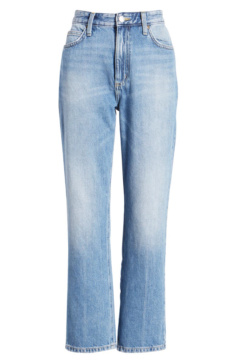 Lee High Waist Straight Leg Ankle Jeans, Alternate, color, 