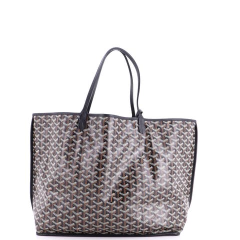 Anjou Reversible Tote Coated Canvas PM