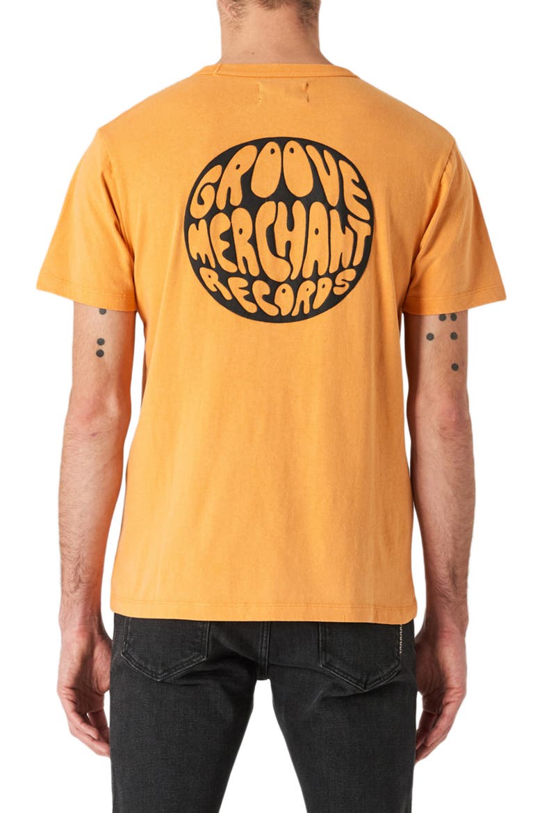 Groove Graphic Tee, Alternate, color, VINTAGE ORANGE