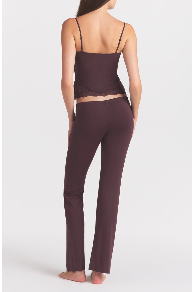 Sleep Cami and Pant Set, Alternate, color, RAISIN