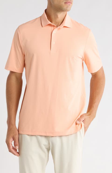 Tournament Textured Solid Knit Polo