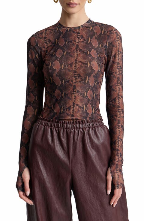 Animal Spot Mesh T-Shirt