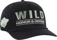 '47 Men's '47 Black Minnesota Wild OHT Military Appreciation Homeland Honor and Defend Hitch Adjustable Hat