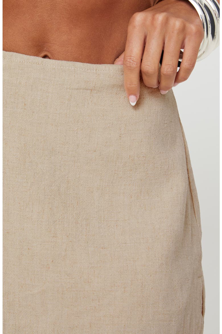 Gigi Cotton Miniskort, Alternate, color, BEIGE