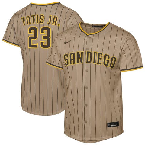 Youth Nike Fernando Tatis Jr. Khaki San Diego Padres Alternate Replica Jersey