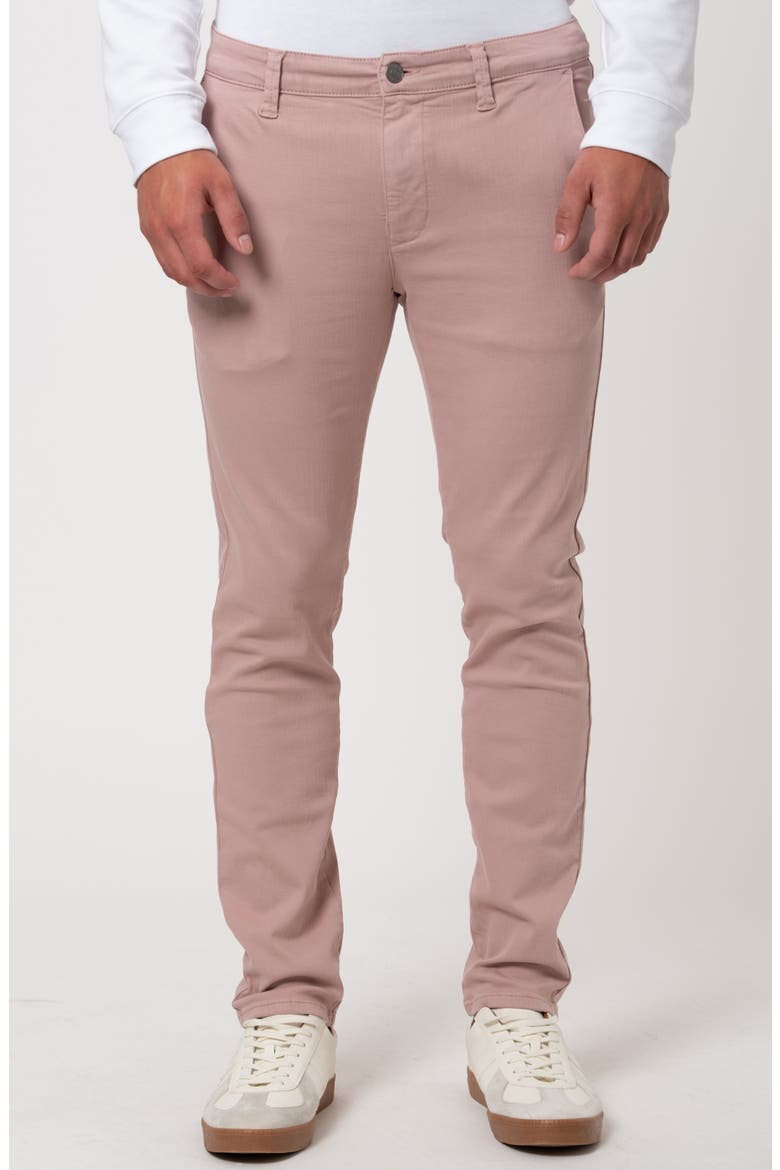 Milton Slim Fit Twill Chinos, Main, color, WOODROSE LUXE TWILL