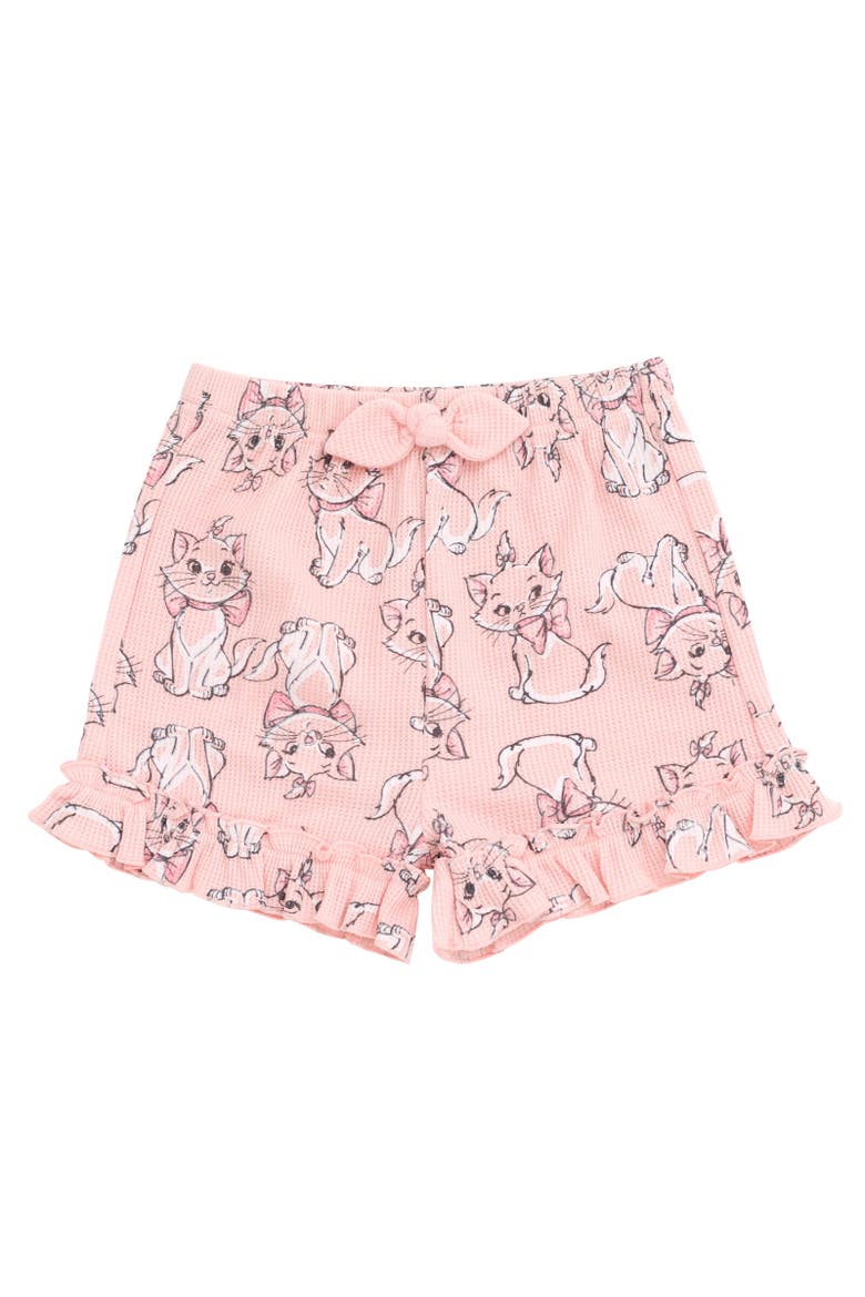 Waffle T-Shirt & Shorts Set, Alternate, color, Marie Pink Pink