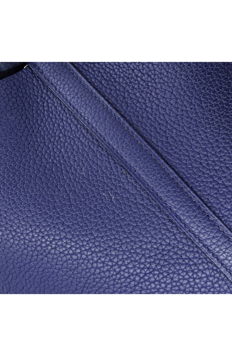 Pre-Owned Hermes Picotin Lock Bag Clemence PM, Alternate, color, Bleu Saphir