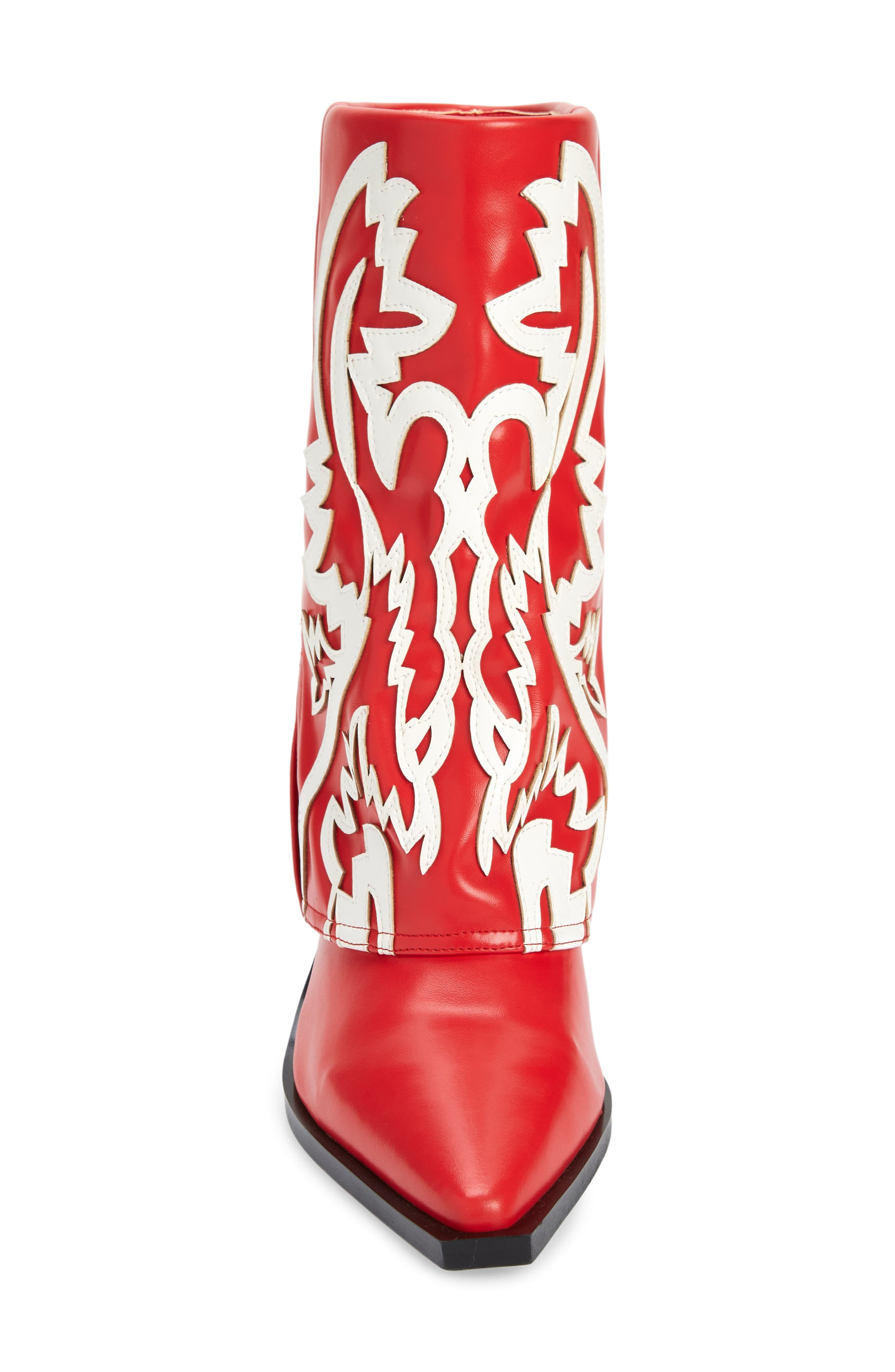 AZALEA WANG Esperanza Faux Leather Boot, Alternate, color, 