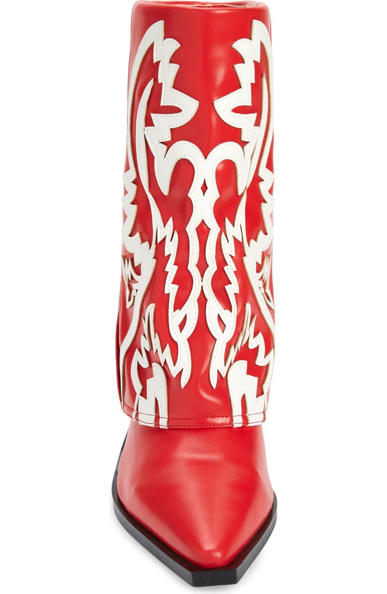 AZALEA WANG Esperanza Faux Leather Boot, Alternate, color,