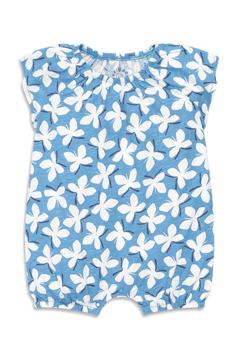 Baby Flutter Sleeve Shortie In Butterflies, Main, color, Cornflower Butterflies