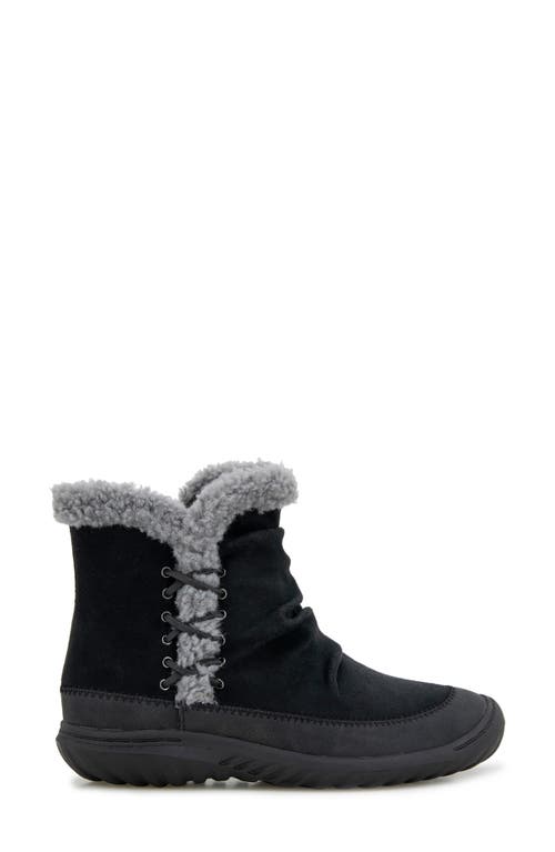 Jbu Briar Faux Fur Trim Bootie In Black