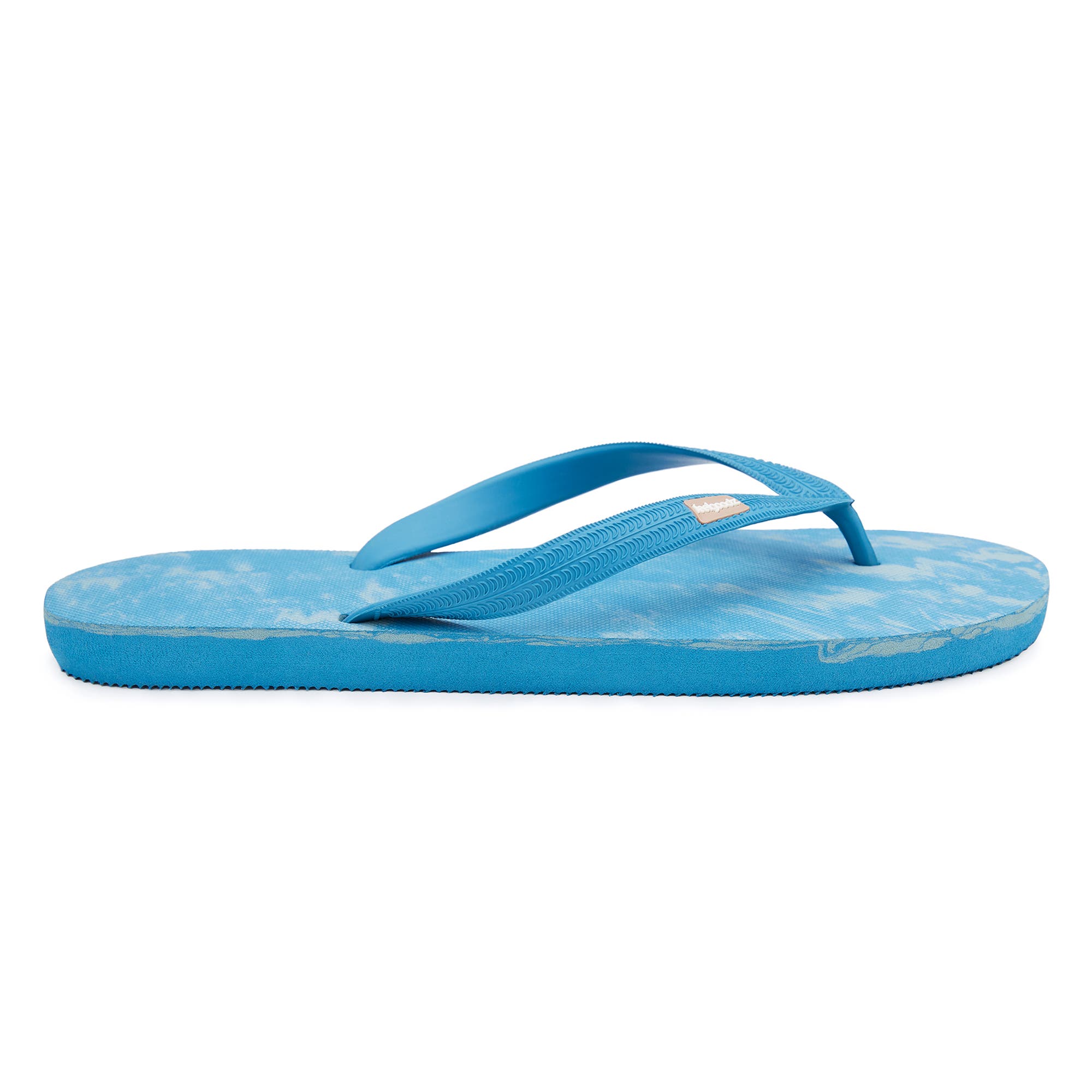 Feelgoodz Men’s Classicz Remix Natural Rubber Flip-Flop Thong Sandals, Alternate, color, Marlin